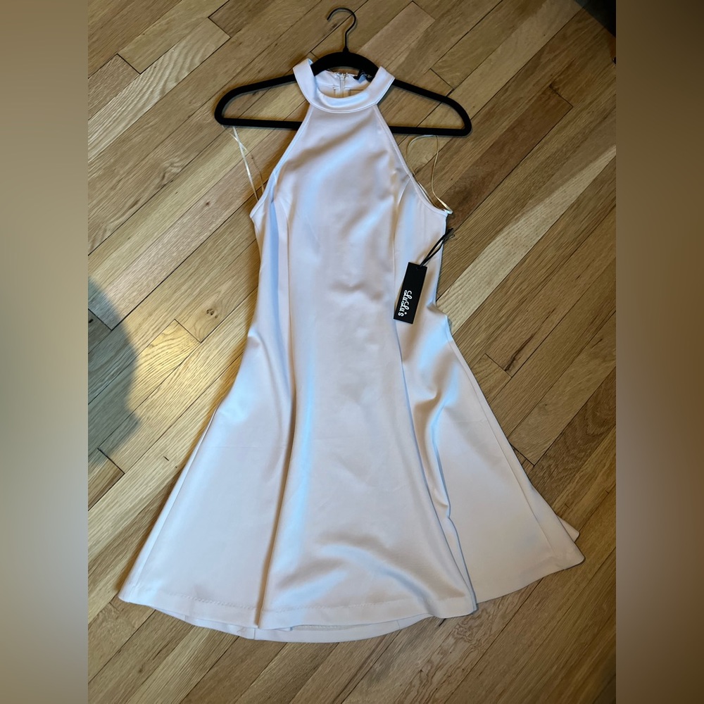 Brand new Lulus tan skater dress